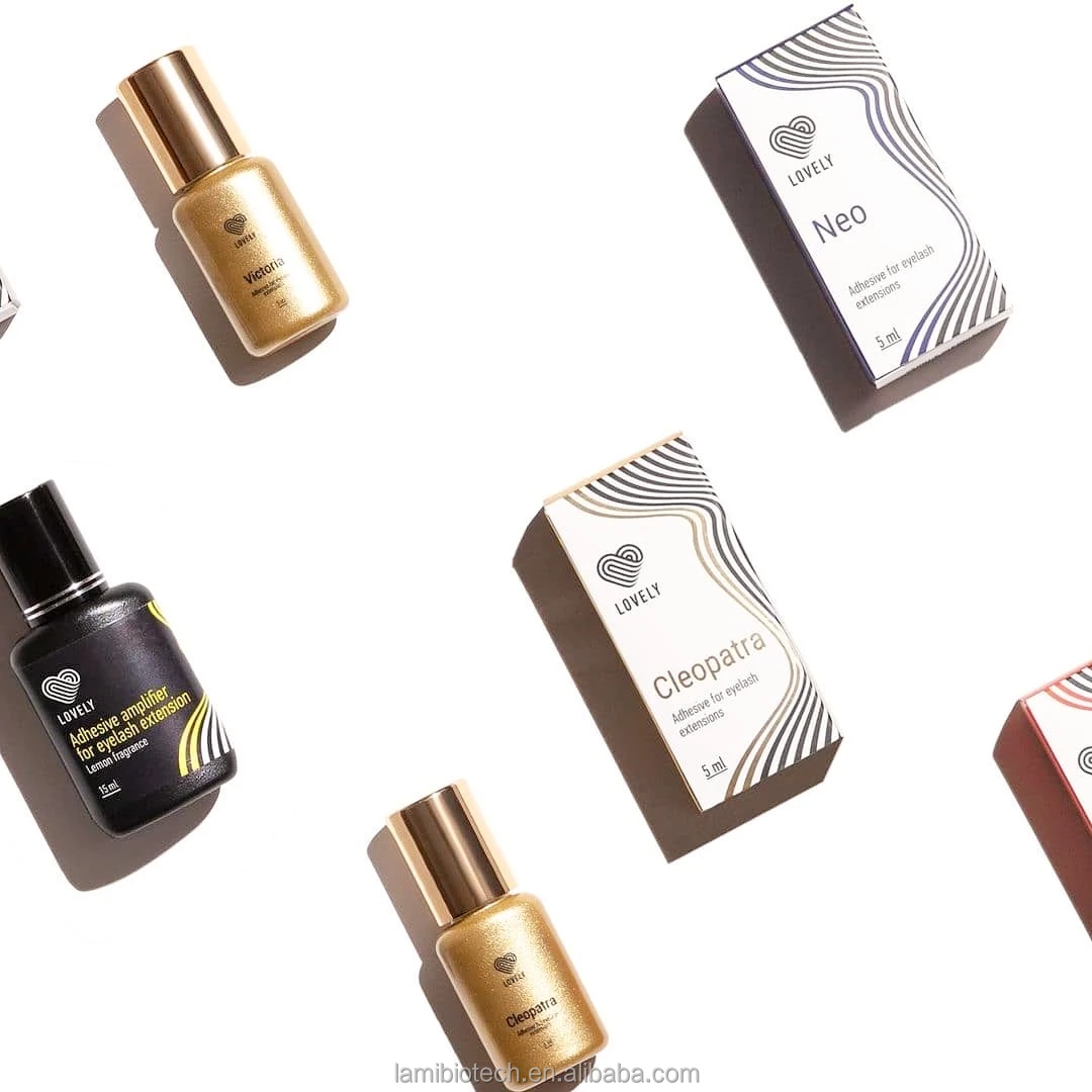 Lovely Skin Gentle Glue Mild and Safe Ingredient 0.5 Seconds Fast Drying Long Lasting Lash Glue