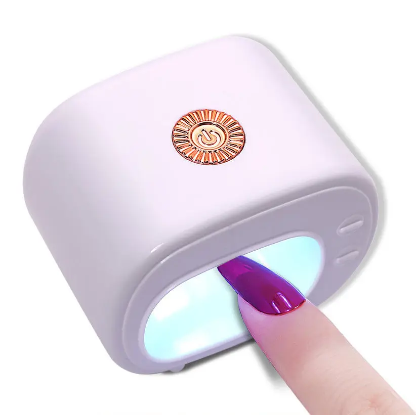 Portable 16W Faster Curing 40S 60S Timer Mini Uv Led Nail Lamp Uv Nail Lamp Mini