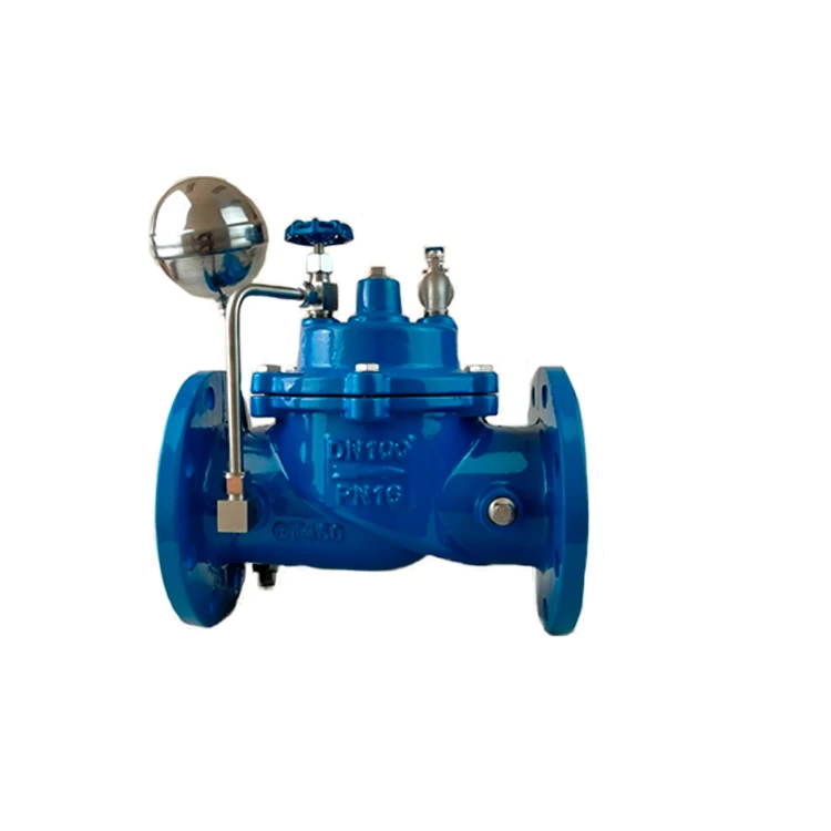 Remote control float ball valve ball mill cast iron water level control flange connected to the automatic water refill valve