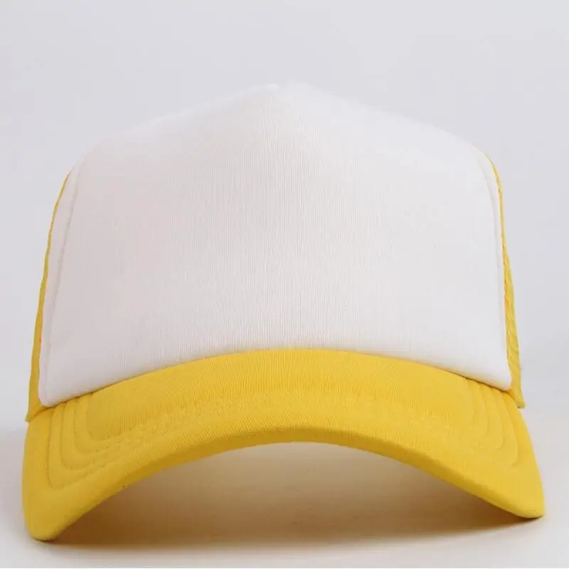 
hot sale fashion custom mesh baseball cap and yellow black and red baseball cap for women 