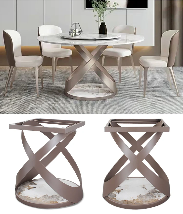 Fashional Furniture leg Home Coffee Dinning Room Office pied de table Dining Gold Stainless Steel Table Legs
