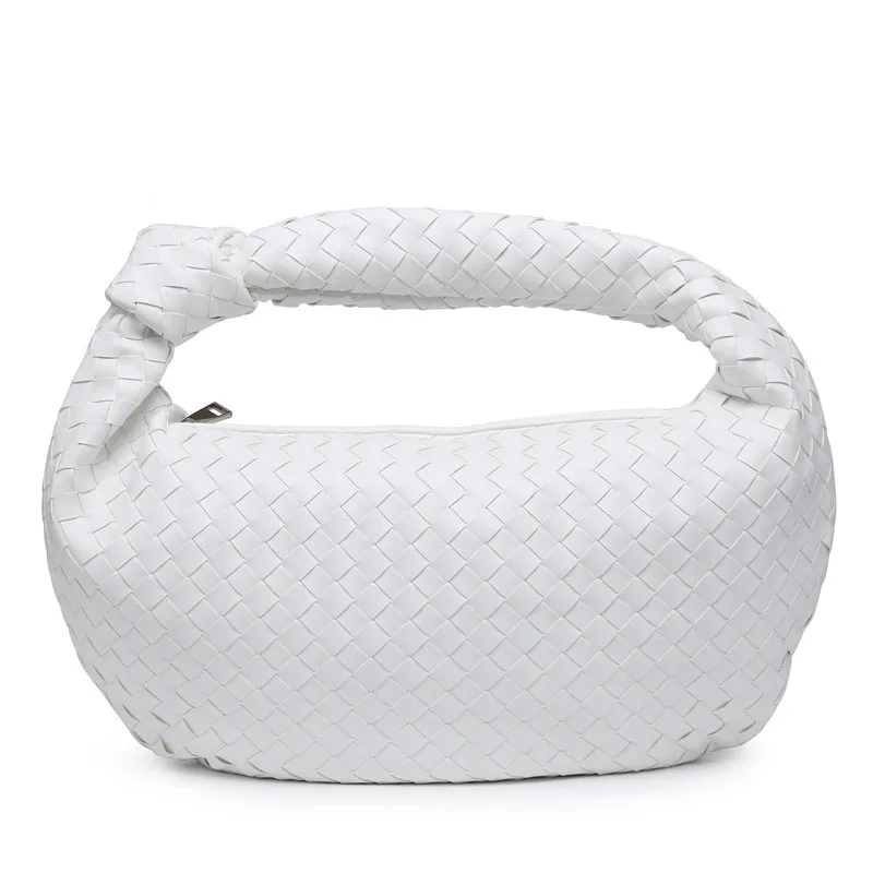More New Colors Large Woven Women Handbag Luxury Brand Handmade Big Woven Big Cloud Bag