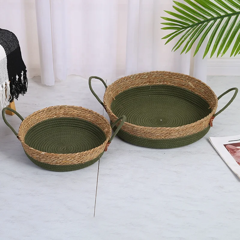 Pu Grass Rattan Cat Litter Net Red Straw Dog Litter Cat Scratching Board Litter Bed House Pet Cat Nest