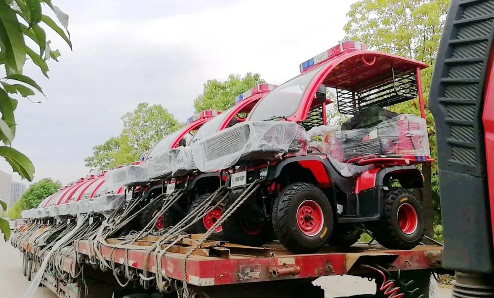 Fire Motorcycle Four Wheel Drive Motorcycle Fire  Fighting truck with Water Mist Pump for Price