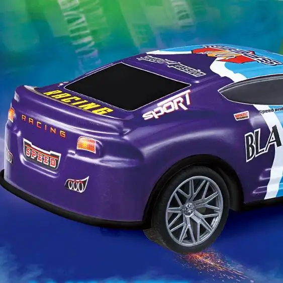 2024 Kids New 1:24 2.4g Alloy Drift Racing Car Toy Cool Four-way Remote Control Alloy Racing Toy