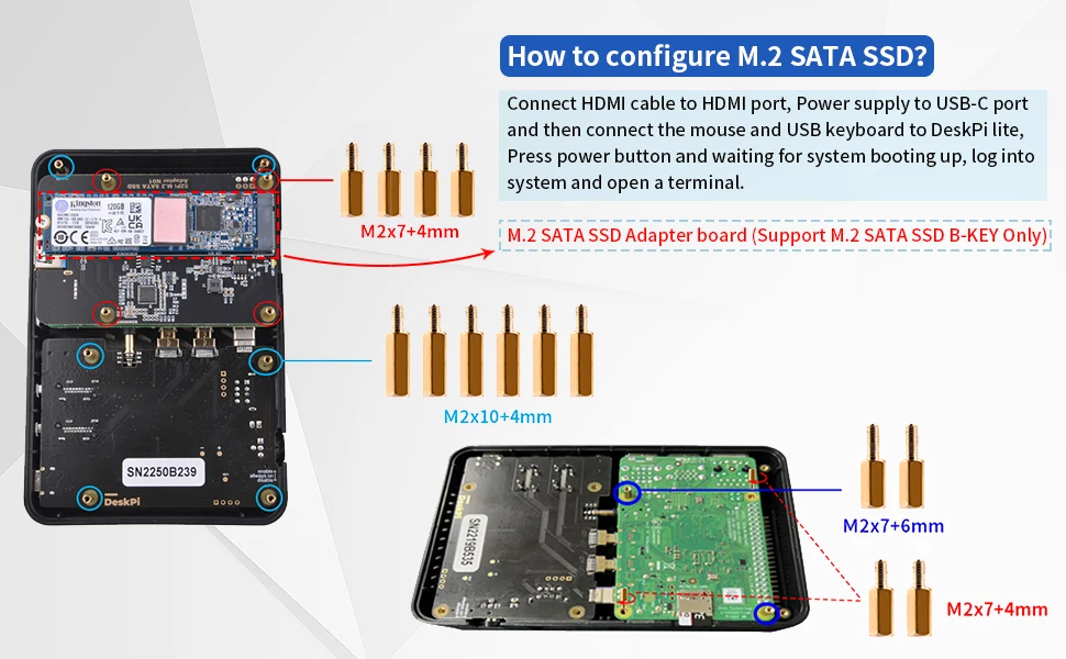 Custom OEM ODM Raspberry Pi 4 Model B Raspberry Pi 4B Box Housing Pi 4 Case with Heatsink Fan