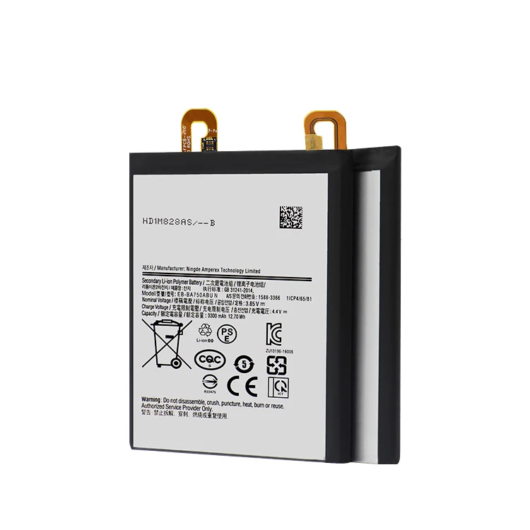 Сертифицированный аккумулятор для телефона CE FC RoHS UN38.3 samsung A10 A50 A750 S6 S7 edge S8 + S9 S10 PLUS