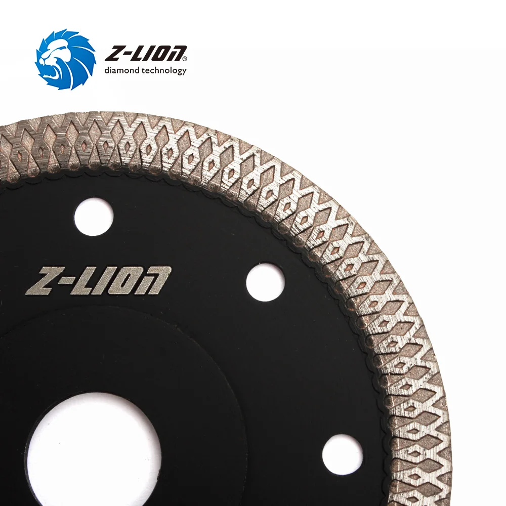 Z-Lion High Quality X Type Diamond Saw Blade For Tile Ceramic Granite Marble Wave Style Diamond Cutting Disc