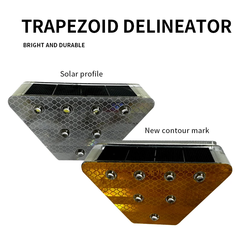 solar cat eyes IP68 led traffic light for driveway raised pavement