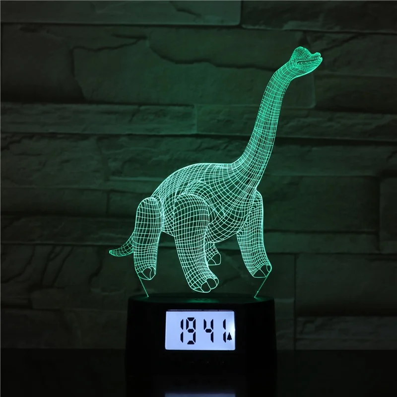 
KS 3D-1031 Creative Decorative Led Touch Sensor 3d Acrylic desk Lamp Dinosaur for kids gift 