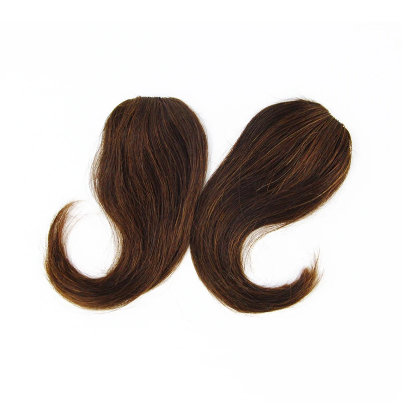 100% Human Hair Fringe Wigs Bang Wig Human Hair Curly Extension With Fringe