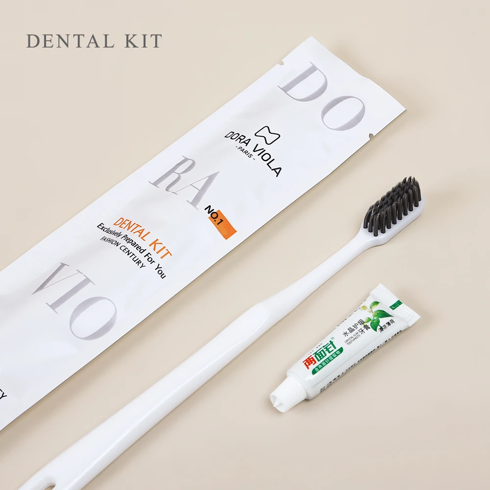 Hot sale & high quality Toothbrush & Toothpaste Travel Set Hotel Disposable toothbrush with built-in toothpaste