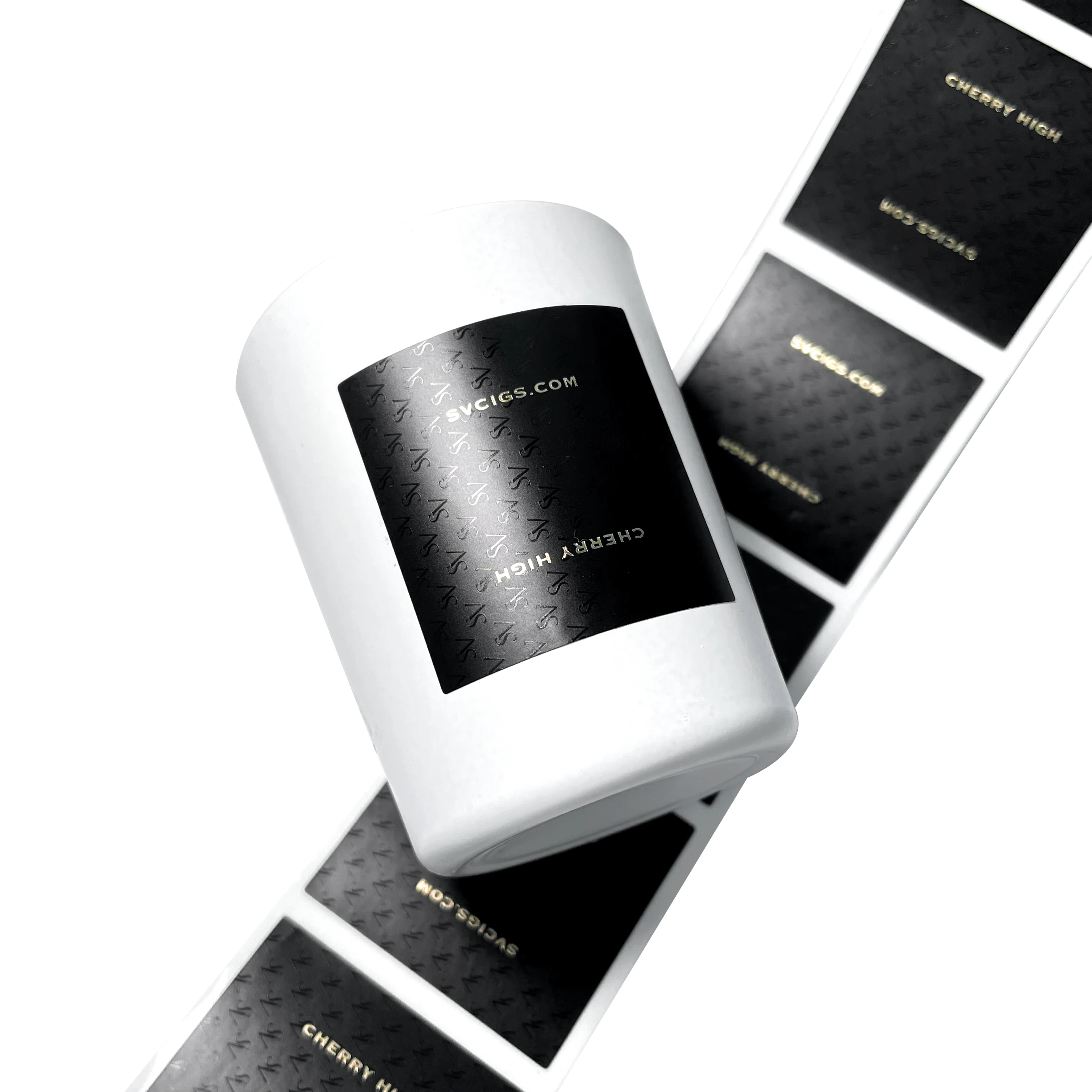 Custom printing High Quality luxury Candles sticker labels print Waterproof Vinyl packaging labels For Candle Jars