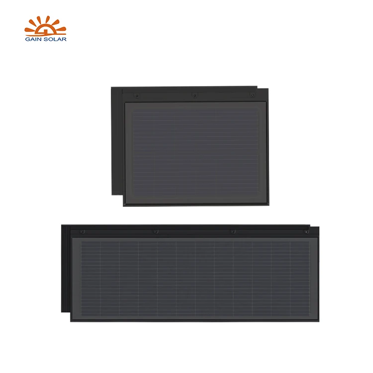 Real Manufacturer Monocrystalline Silicon Good Price Integrated All Accessories BIPV Rooftop House Solar Tile Panels