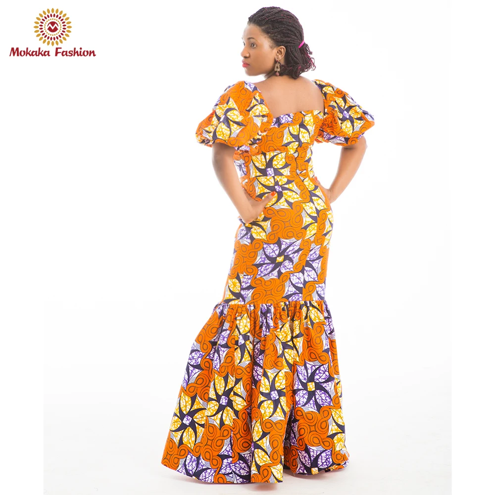 
2020 Ladies african evening dresses Evening Dress African Kitenge Prom Party Designs Dresses 