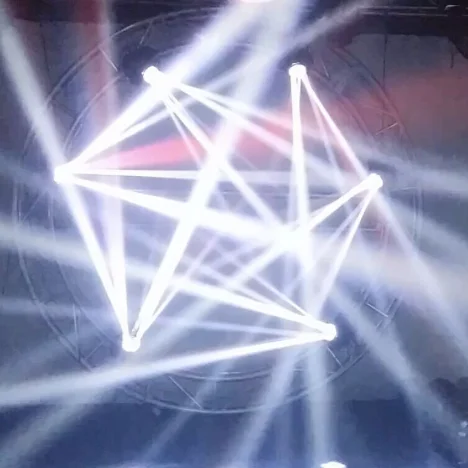 Сценический прожектор супер-луч 4 Mini Dj Disco 4x25w Dmx движущиеся светодиодные RGB 0-100% линейная система затемнения 1000 15 каналов Cheng Wen 5