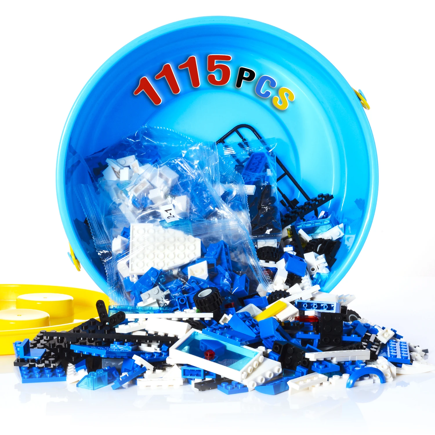 8 in 1 Mobile Command Center City Station Building Sets Bricks Toy with Cop Car & Patrol Vehicles with Storage Box Present Gift