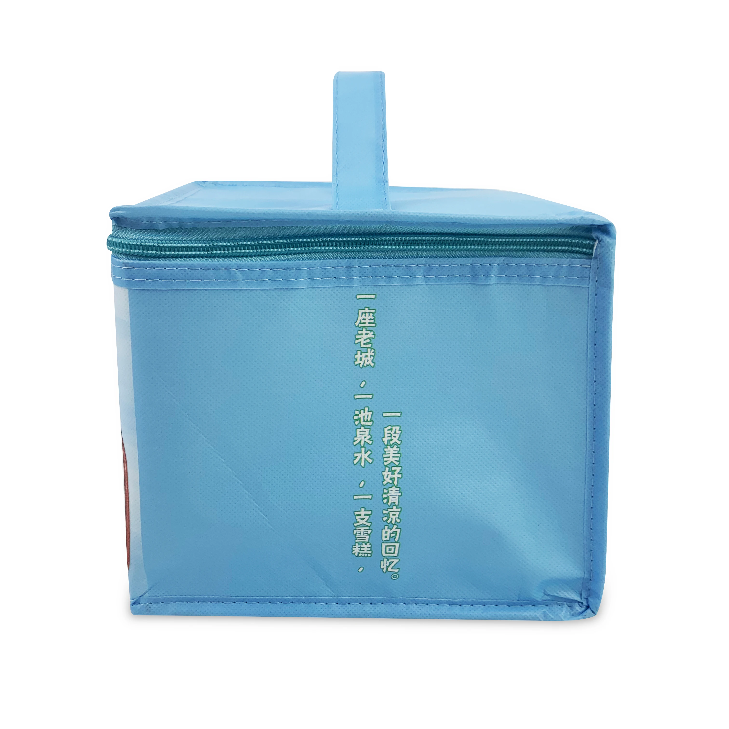 Manufacturer Wholesale Reusable Aluminum Tote Lunch Ice Portable Custom Waterproof Insulated Lunch Non Woven Cooler Bag