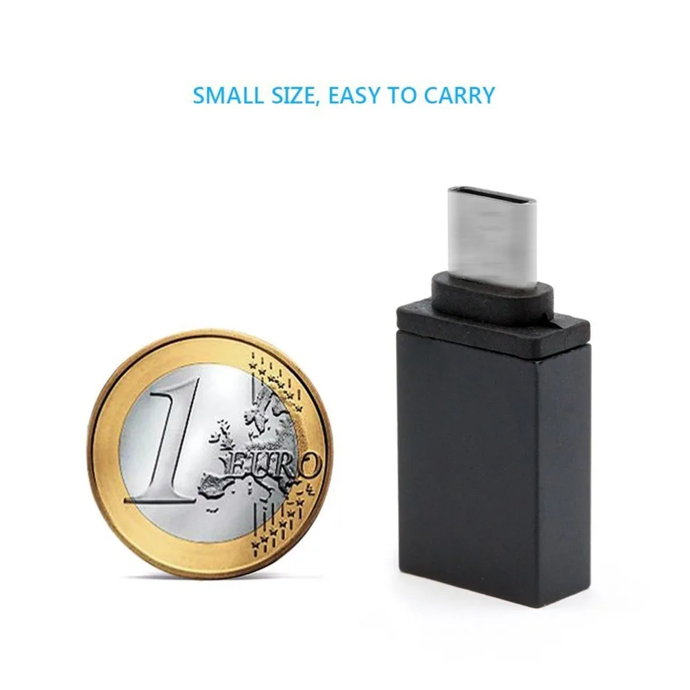  USB 3.0 Female to USB-C 3.1 Type C Male OTG Data Converter Adapter For