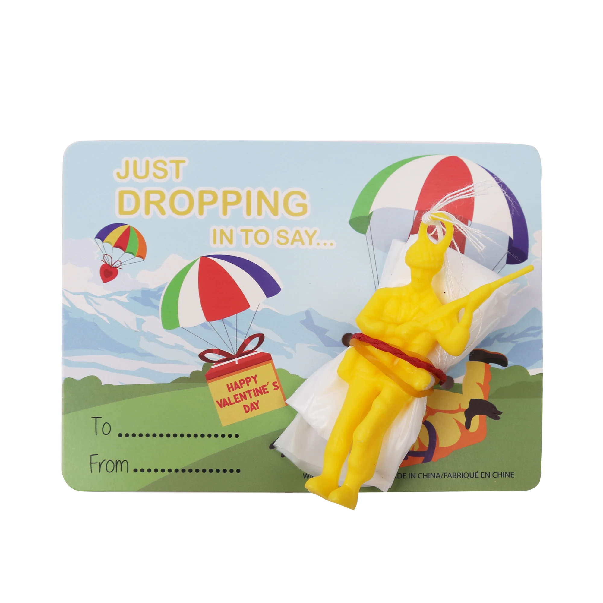 8 PARACHUTES CARD
