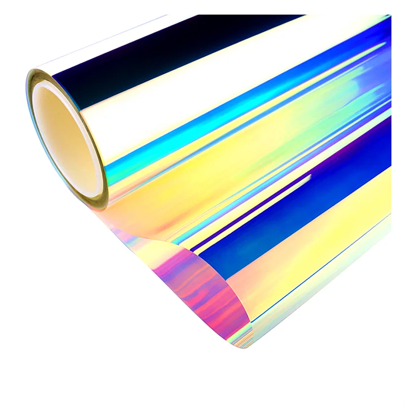 
Прозрачная Переливающаяся голографическая пленка ПВХ Виниловая ткань для сумок 