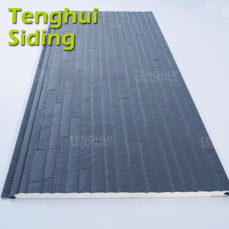 Tenghui Siding Construction Outdoor Exterior Structural Insulated Metal Wall Siding Panel