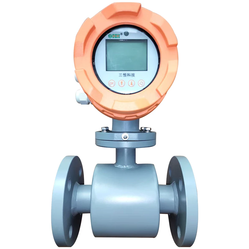 Tianxiang IP65, IP67, IP68 (optional) flow meters Integrated sewage treatment electromagnetic flowmeter