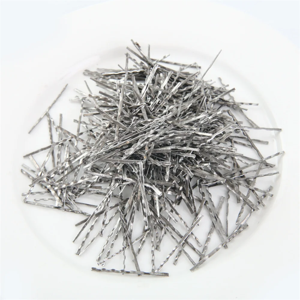 Construction Metal Building Materials Steel Fiber Concrete Waved Steel Fiber