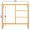 Powder Coated Single H Ladder Scaffolding Frame