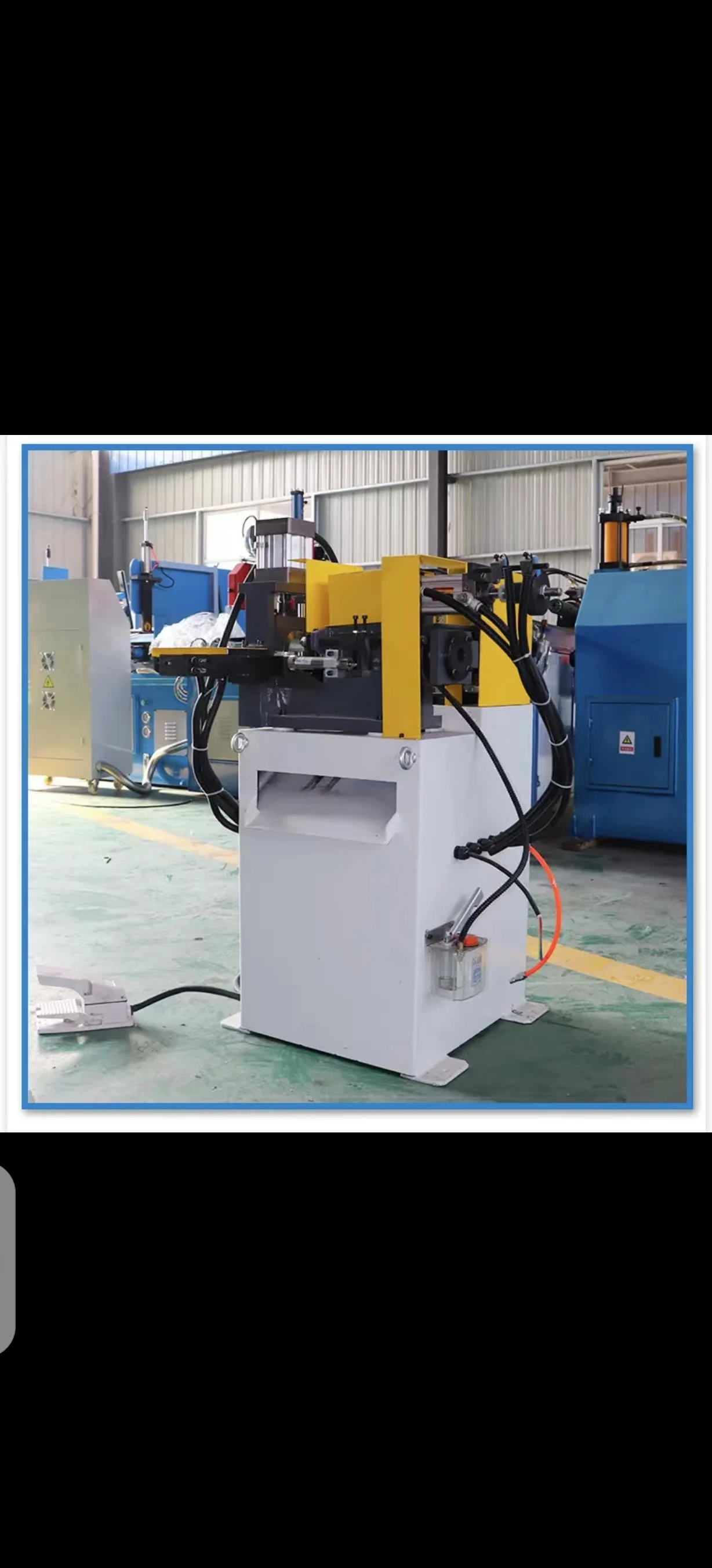 CNC Multi functional Round pipe round bar flat head metal pipe chamfering machine single head hydraulic chamfering machine