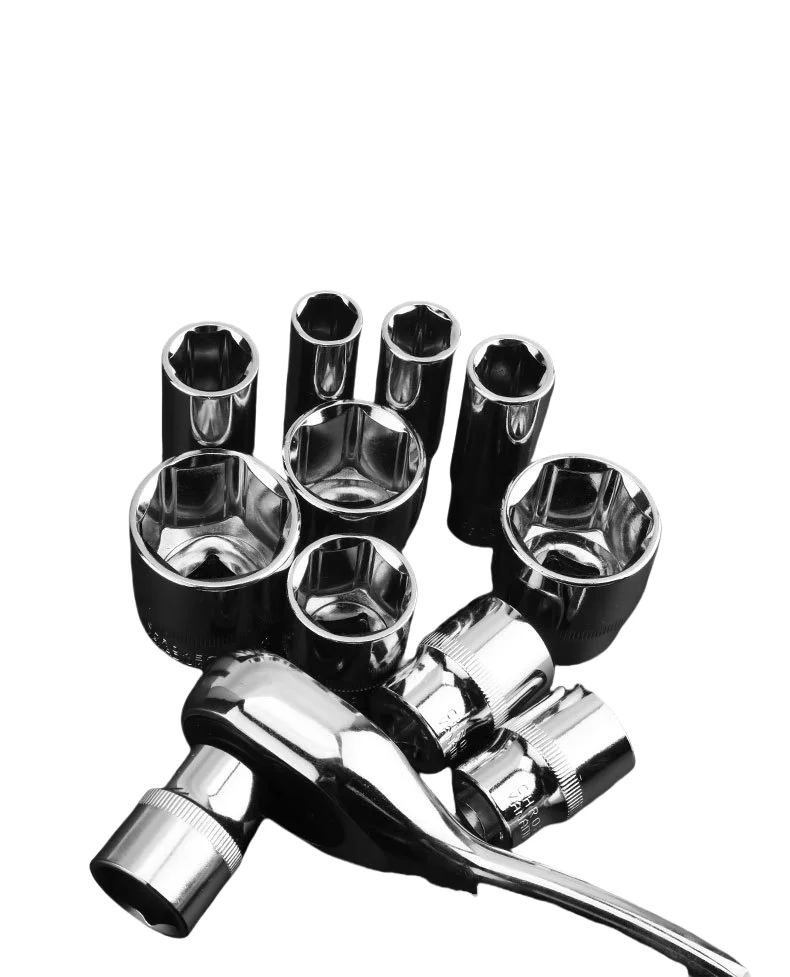 Set of 121pcs home mechanic ratchet wrench socket combination tool set manual repair tool kits for cars, motorcycles and bicycle