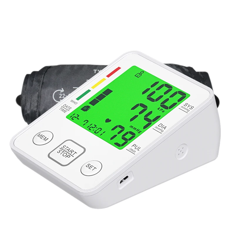 High Quality Blood Pressure Monitor BP Machine Rechargeable AXD BP Monitor Automatic Medical Blood Pressure