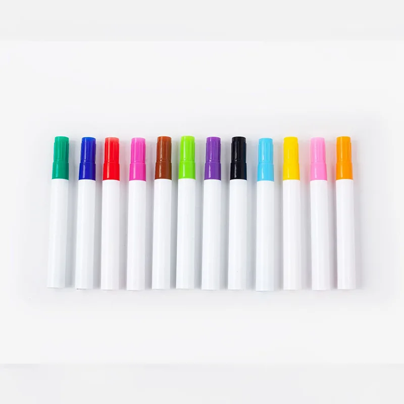 Colorful Erasable Whiteboard Marker Pen Magnetic White Board Dry Erase Markers With Eraser