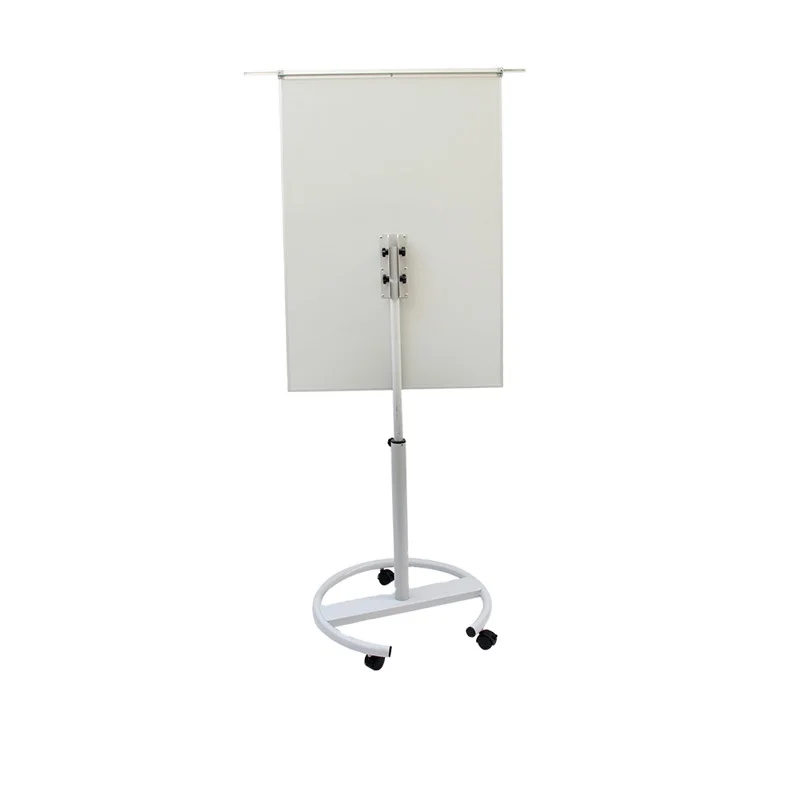 Factory Customize Mobile Flipchart With Round Tubular Base Writing Dry Erase Board For School Office and classroom
