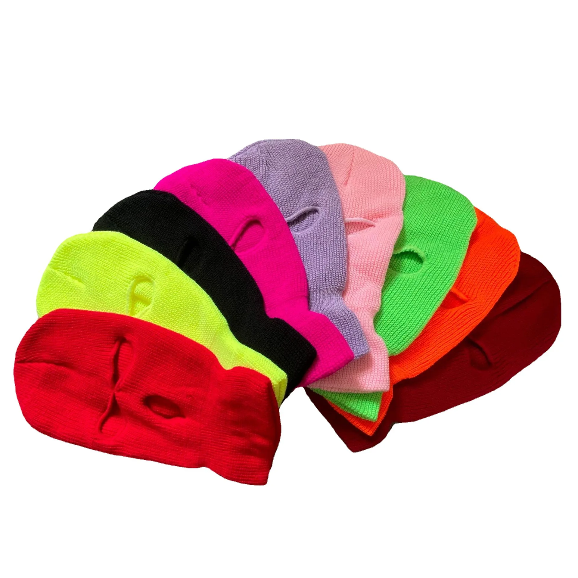 Balaclava hats warm designer crochet knitted beanie hats manufacturers wholesale women knit cheap winter beanie ski hats for men