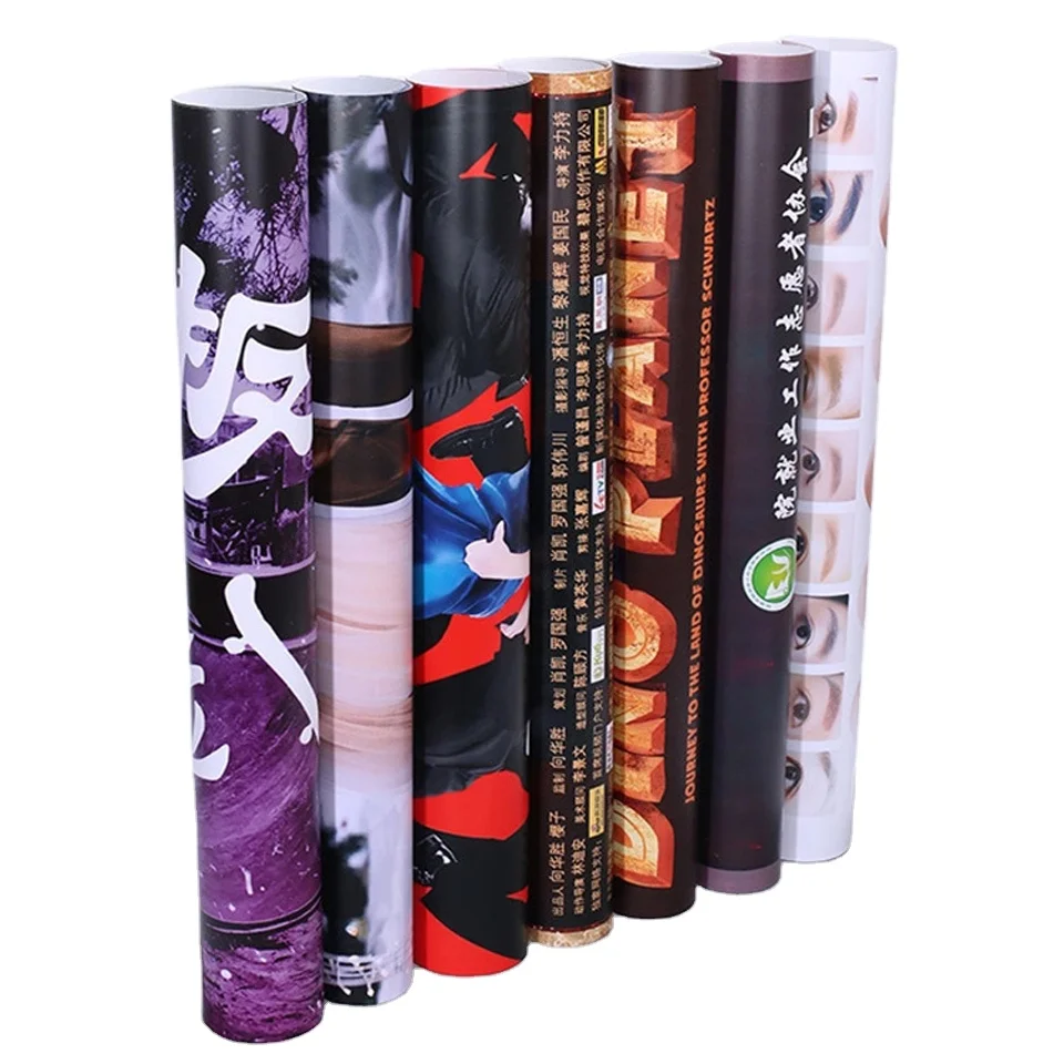 Poster custom banners pvc coated banners advertising poster movie artwork with frame artwork prints