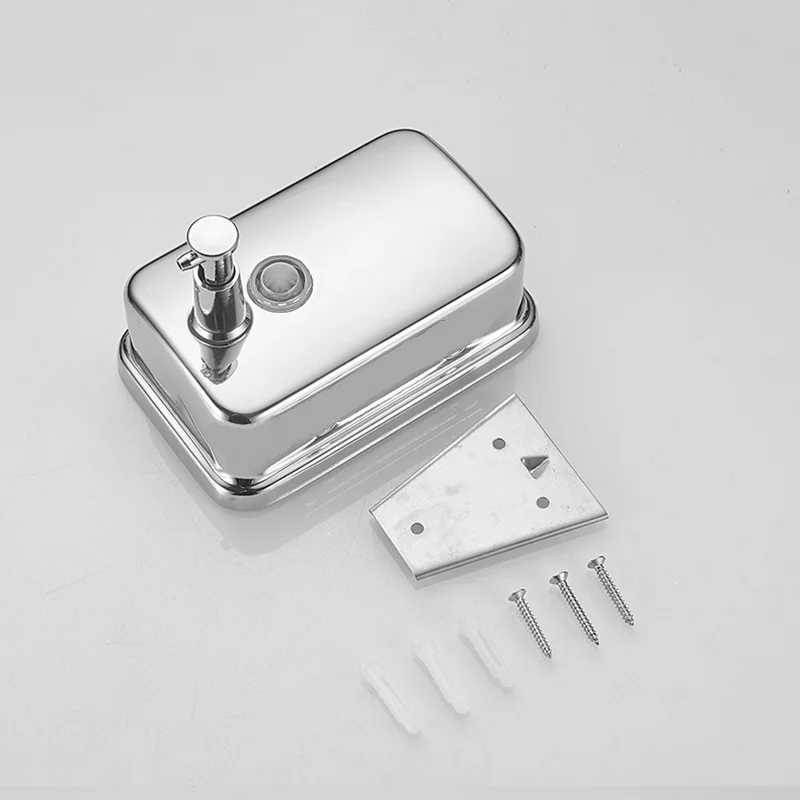 Stainless steel wall mount bathroom toilet hand sanitizer foam liquid soap dispenser