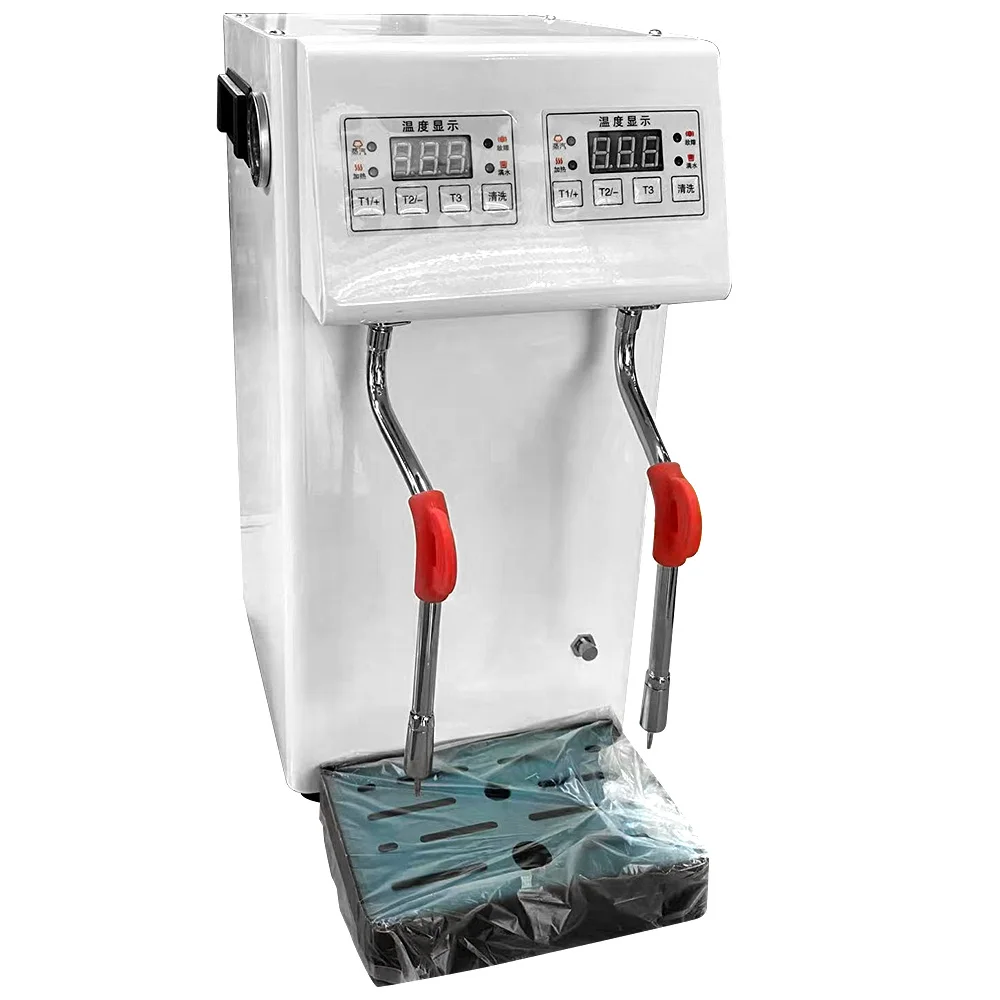 XEOLEO Commercial Coffee Milk Frother Machine Automatic Steam Hot Water Machine Professional Milk Foaming Maker