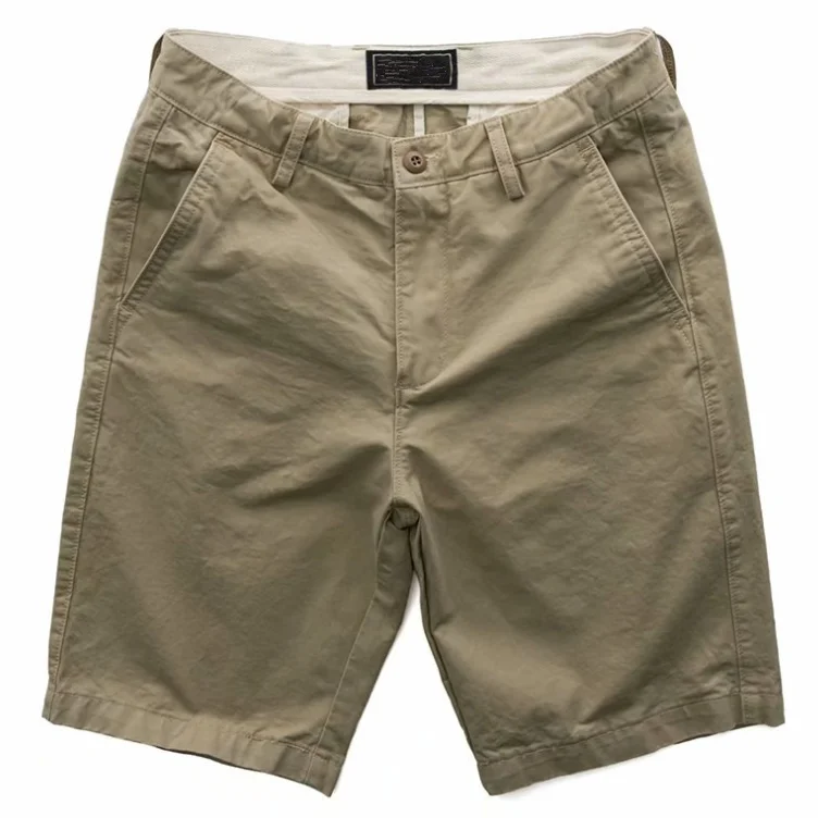 Ready to Ship Fashion Mens Washed Bermuda Chino Shorts