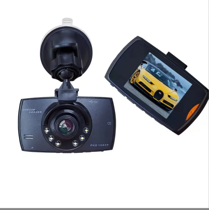 R108 Car Mirror Camera 2k Dual Lens Night Vision Car Dvr 2.7 Inch Rearview Dash