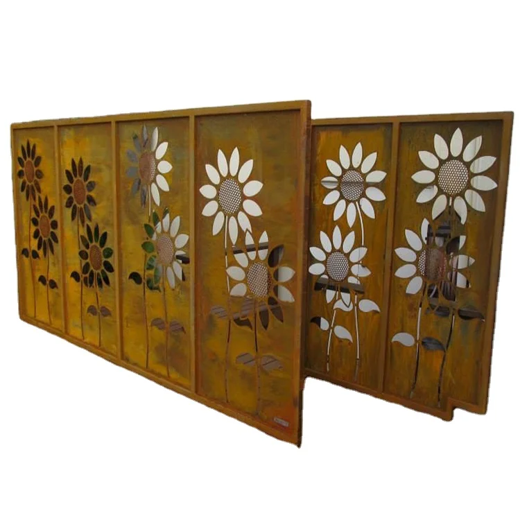 Customize Laser Cut Decorative Stainless Steel Metal Screens indoor Room Dividers Screens Partitions