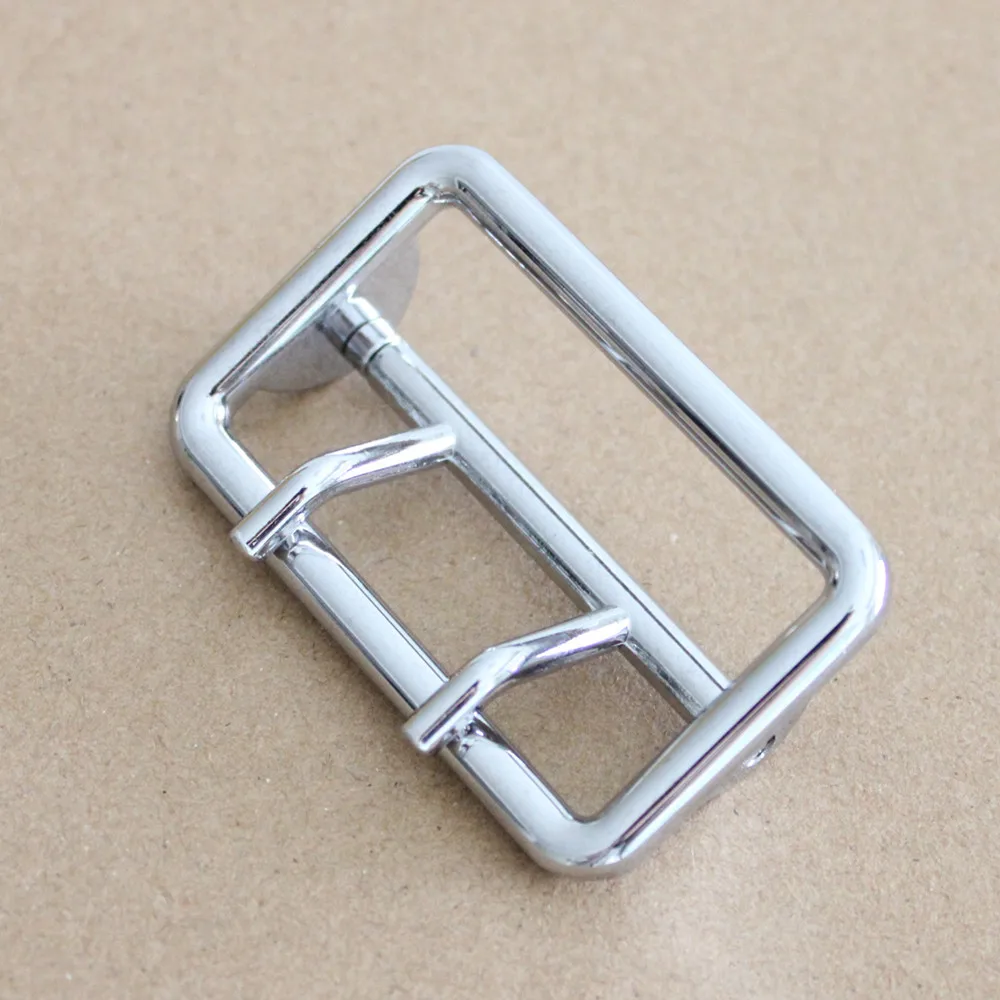 2020 Hot Sale Rectangle Resin Horn Material Metal Double Pin Belt Buckle for Clothes