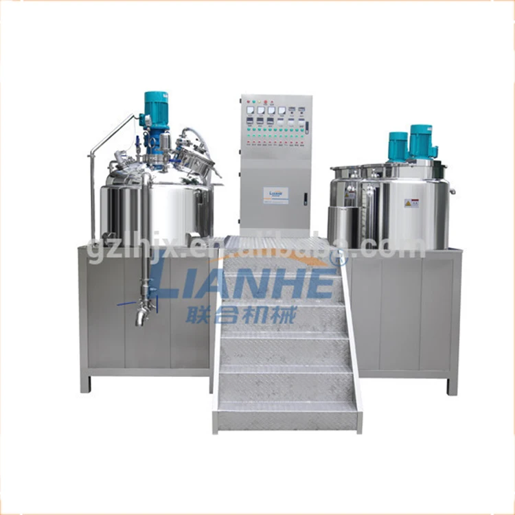 New design tiltable type vacuum emulsifying