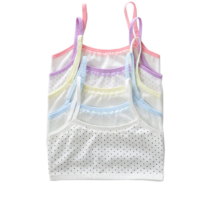 
New Custom Logo Girls Underwear Design Everyday Comfortable Bras Without Sponge Teen Girl All Collection Cute Bra 