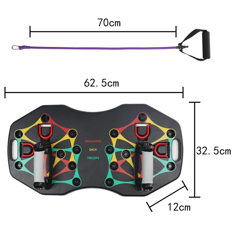 portable 27 in 1 home gym system wholesale multi functional muscle training pushup sport push up board