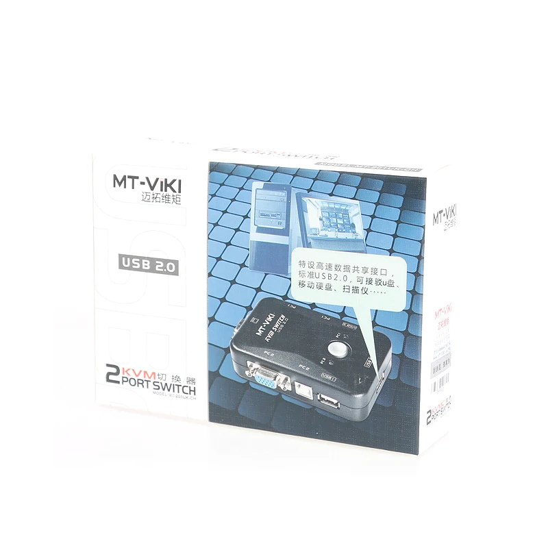 MT-VIKI MT-201UK-CH 1920*1440 2 в 1 из 2-ух портовый usb vga kvm переключатель