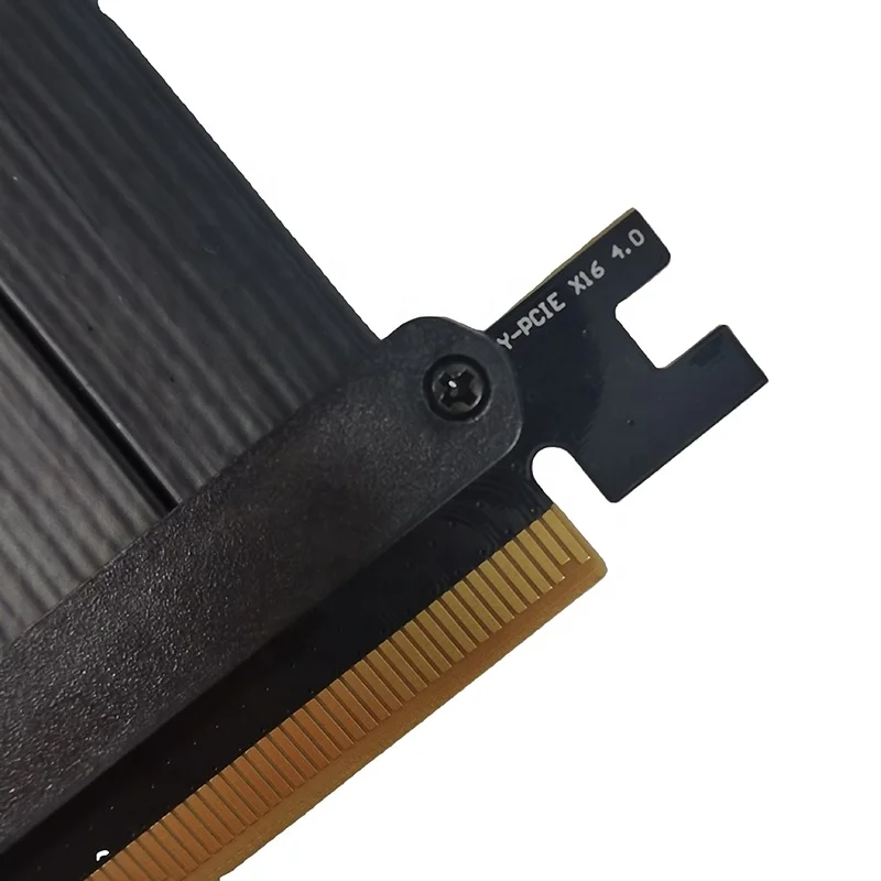 Flexible Graphics Card Extension Cable Pcie 4.0 180 Degrees Universal Graphics Card Adapter Cable Extender Riser Cable