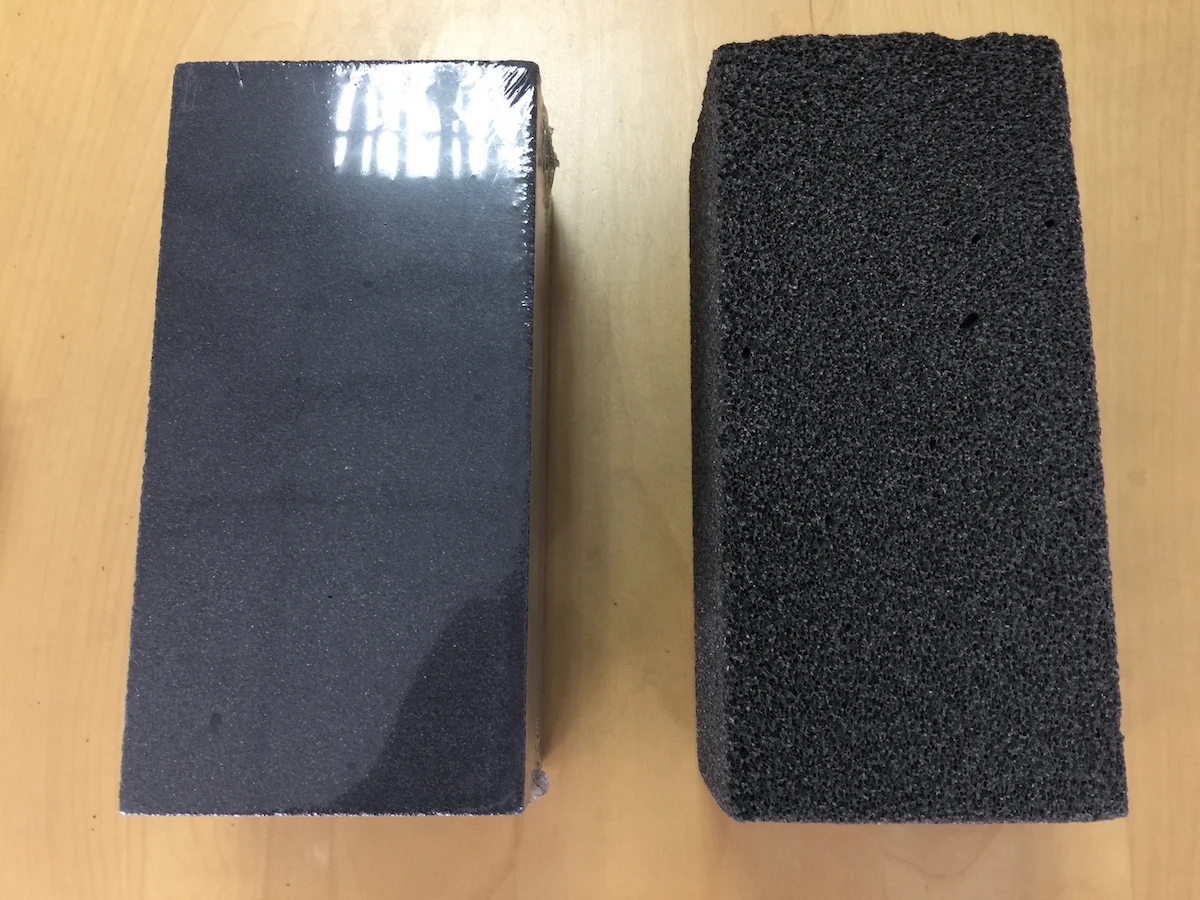 Large Black grill griddle cleaning brick block  glass pumice stone
