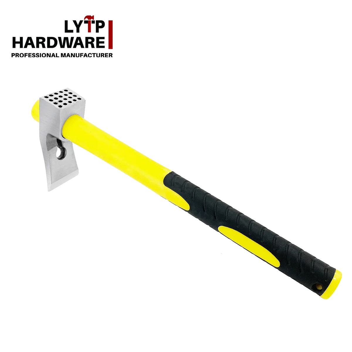 Hand Tools 450G Hammer Axes Fiberglass Handle High Quality Factory 45#Carbon Steel Adze