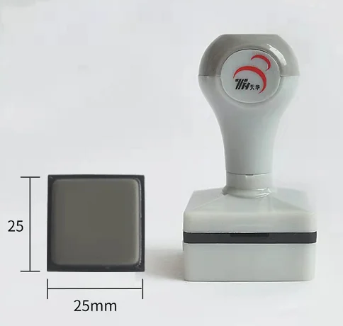 grey stamp with 4mm  TH flash stamp /photosensitive stamp